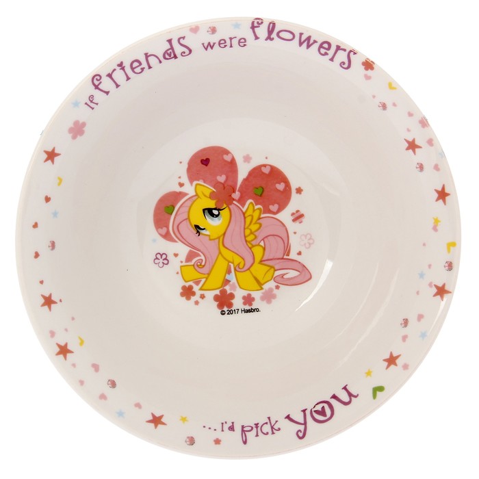 Набор My Little Pony, 3 предмета: кружка 240 мл, миска 18 см, тарелка 19 см, в подарочной упаковке