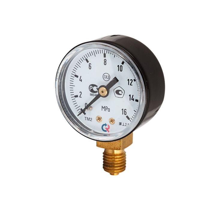 Манометр "Сварог" ТМ-210Р.00(0-16МРа)M12x1,5.2,5. ГАЗ (ч/к)
