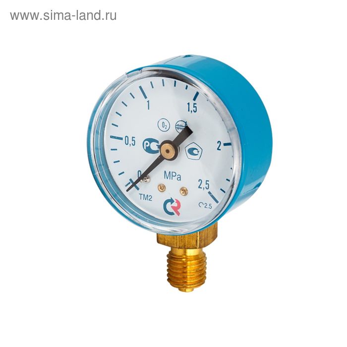 

Манометр "Сварог" ТМ-210Р.00(0-2,5МРа)M12x1,5.2,5. О2