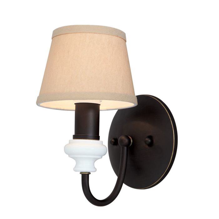 Бра 1410-1W "Accogliente" 1xE14 40W темно-коричневый 10,2x15x36 см