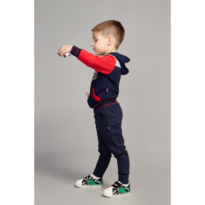 Брюки для мальчика "Импульс", рост 104 см (54), цвет тёмно-синий