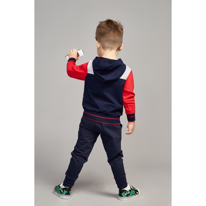 Брюки для мальчика "Импульс", рост 110 см (56), цвет тёмно-синий