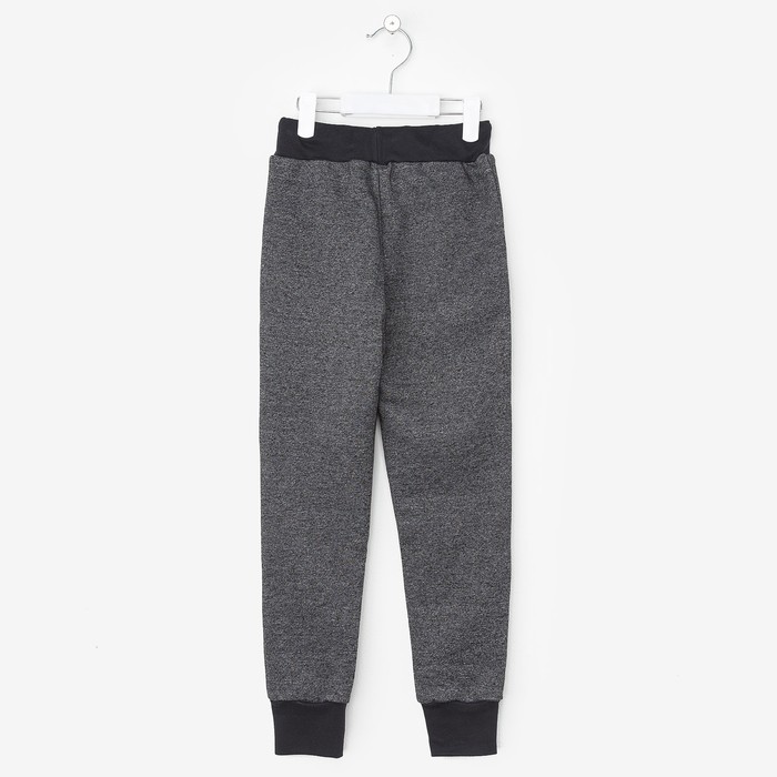 Брюки для мальчика "Эра динозавров", рост 98 см (52), цвет тёмно-серый