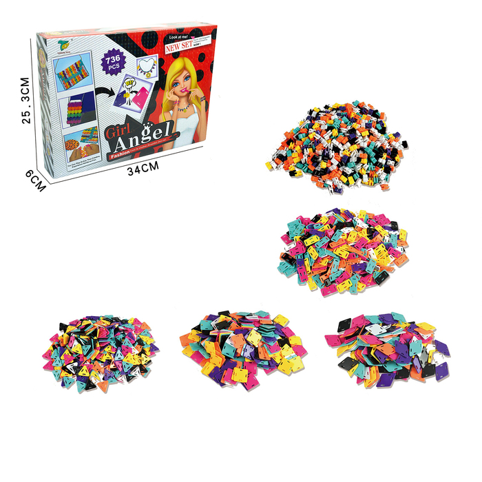 Конструктор «Креативные фантазии», 736 деталей