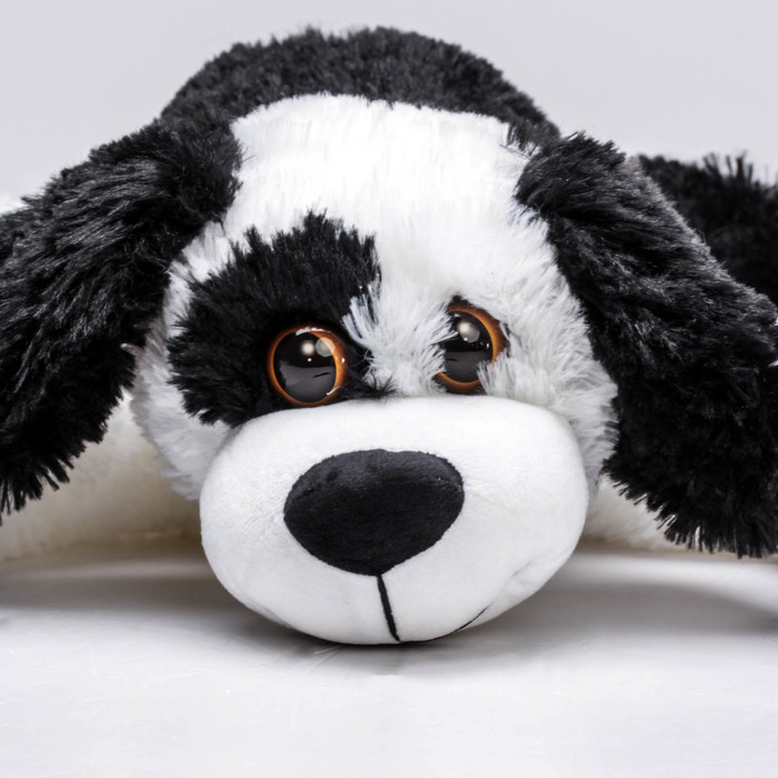 Мягкая игрушка "Щенок Рокки", цвет чёрно-белый, 52 см