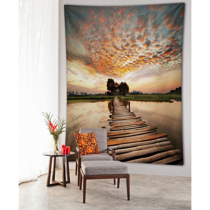 Декоративное панно с фотопечатью, 100% полиэстер