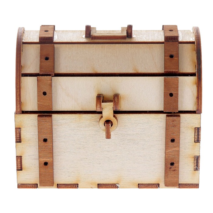 Шкатулка из фанеры для декора "Сундучок" 10х8х7 см