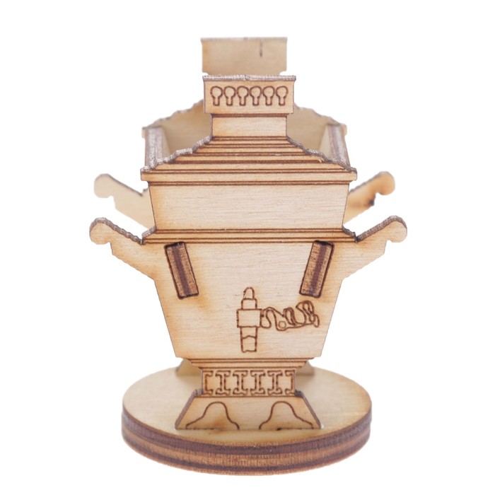 Держатель для зубочисток для декора "Самовар" 5х6,5х4 см (ДДЗ 00-10)