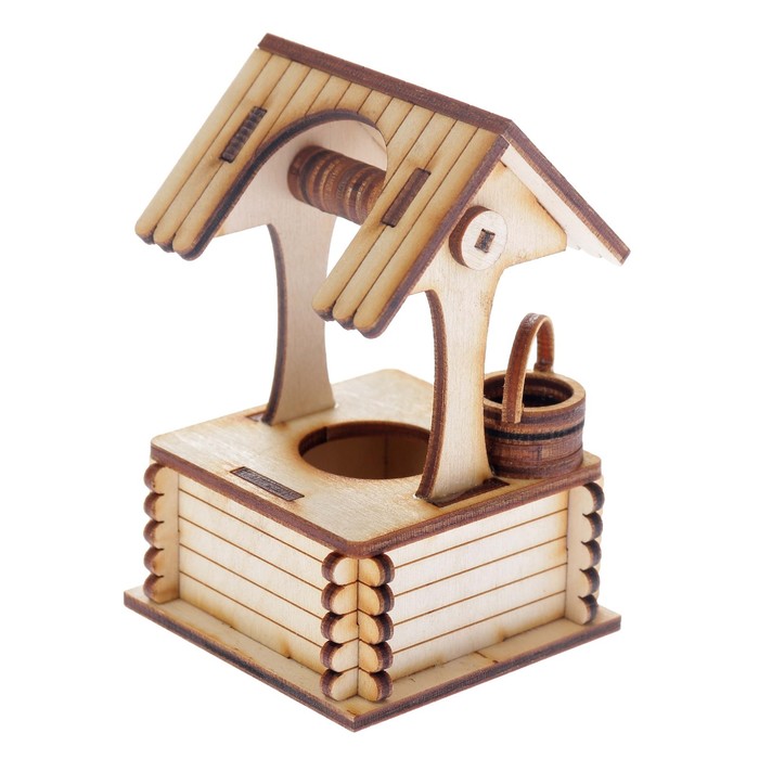 Держатель для зубочисток для декора "Колодец" 6х9,5х6 см