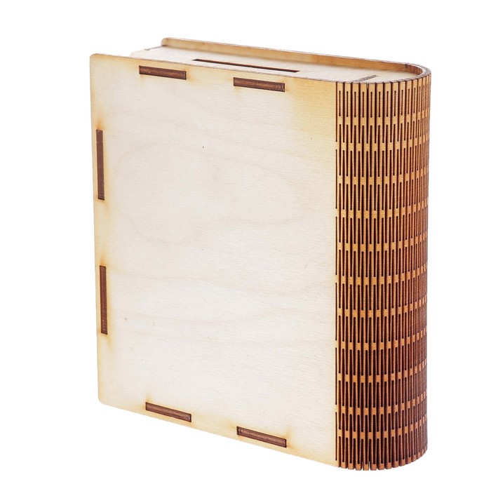 Копилка для декора из фанеры "Золотой запас Партии" 14х15х4,5 см (КД 00-36)