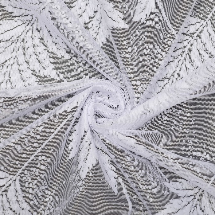 Тюль "Этель" Осенний марафон, 250х250 см с фестоном, 71 г/м²,100% п/э