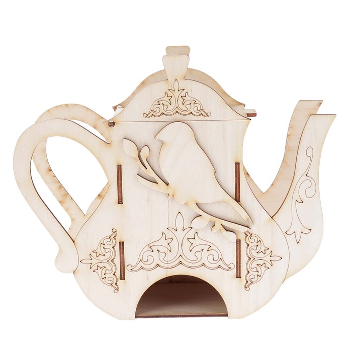 Чайный домик из фанеры "Кувшин" 23х19,5х9 см (ЧД 00-20)