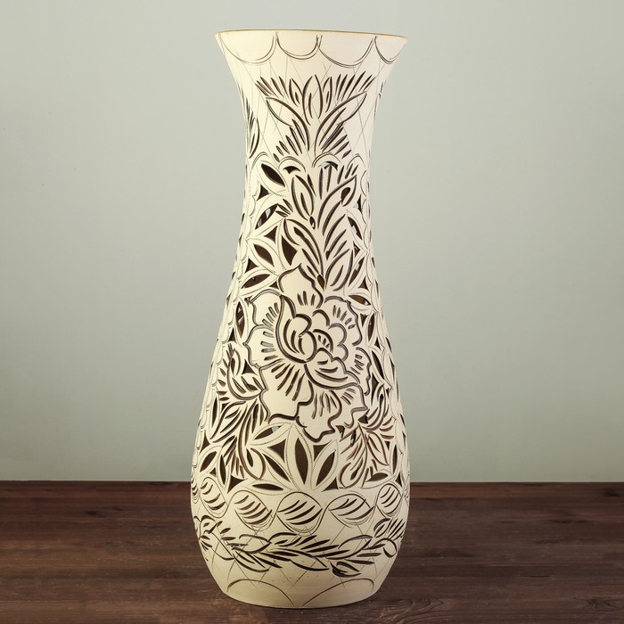 Ваза "Осень" резка  шамот микс