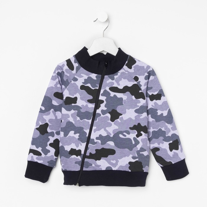 Джемпер для мальчика, рост 116 (30) см, цвет серый/черный Ф-026/1