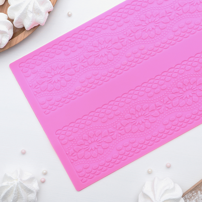 Коврик для айсинга "Цветочный ряд", цвета МИКС