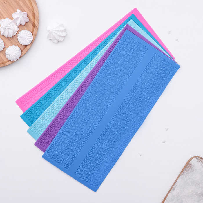 Коврик для айсинга "Цветочный ряд", цвета МИКС