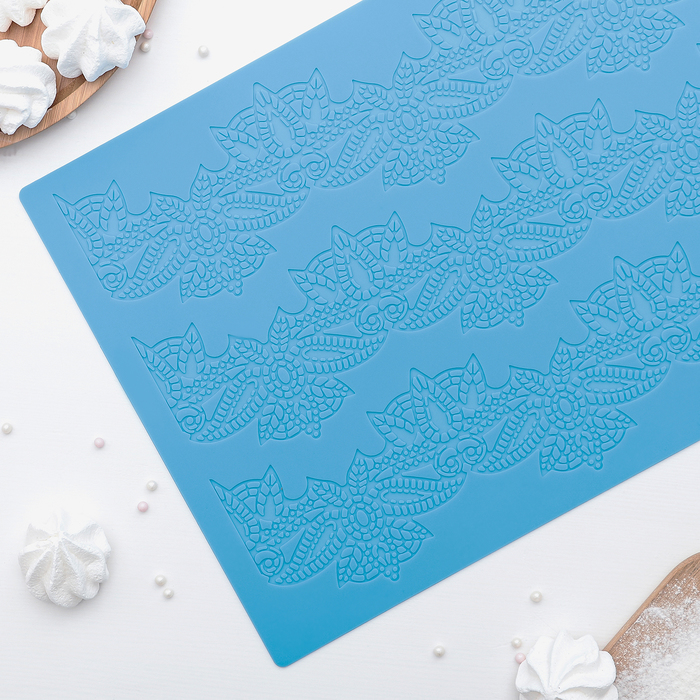 Коврик для айсинга 39х29,5 см "Листопад", цвета МИКС