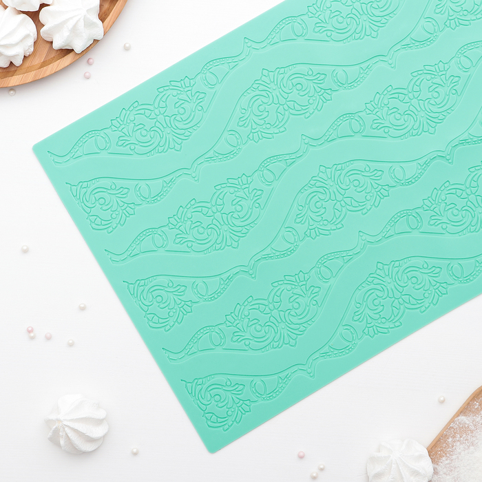 Коврик для айсинга "Узор", цвета МИКС