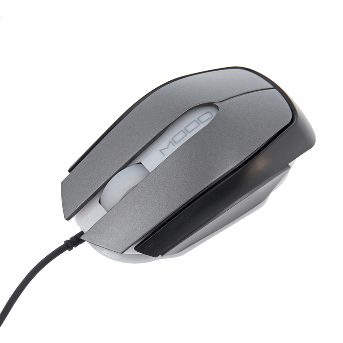 Мышь E-Blue Mood Проводная, черная, 800/1200/1600/2400 DPI, 5кн, USB (EMS633BKAA-IU)