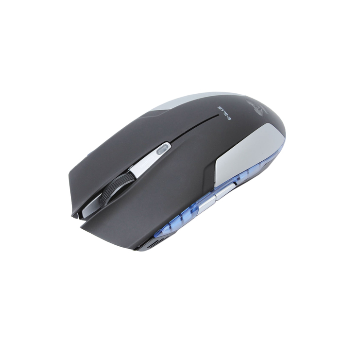 Мышь E-Blue Cobra Jr. Беспроводная, черная, игровая, 500/1000/1750 DPI, USB 2,4ГГц, 6кн