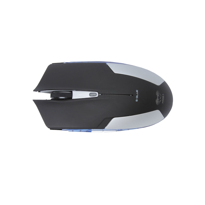 Мышь E-Blue Cobra Jr. Беспроводная, черная, игровая, 500/1000/1750 DPI, USB 2,4ГГц, 6кн