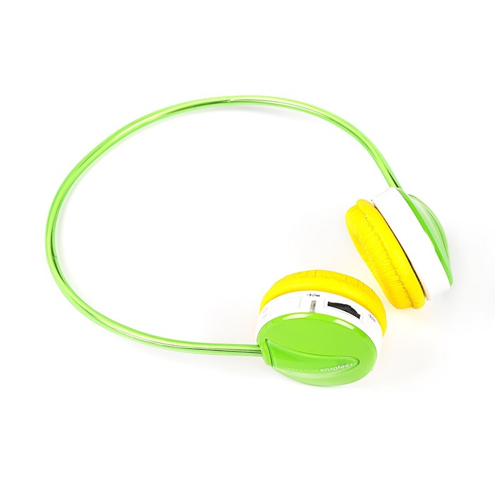 Наушники-плеер Enzatec FP111GR зелёный, micro-SD (FP111GR)