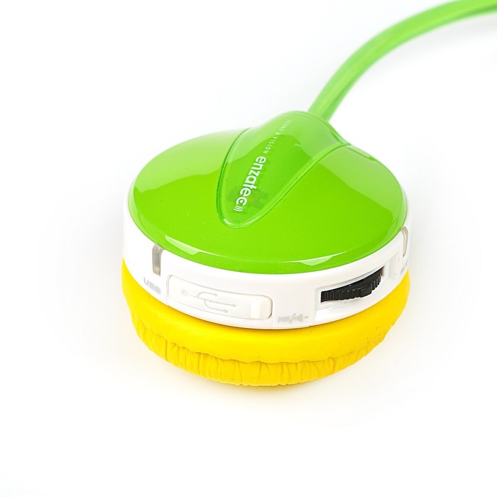 Наушники-плеер Enzatec FP111GR зелёный, micro-SD (FP111GR)