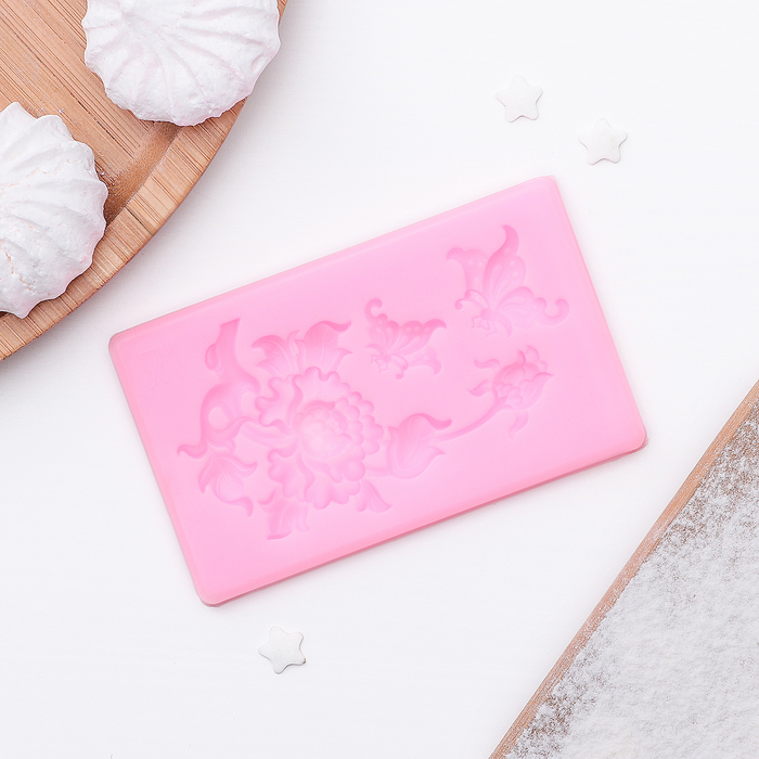 Молд 9х5,5х0,7 см "Кувшинки"