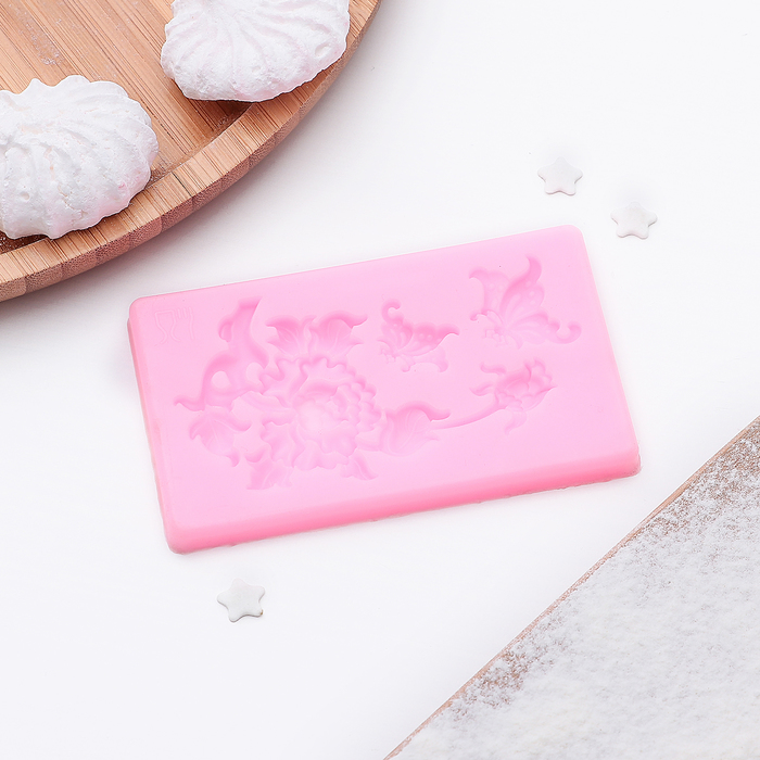 Молд 9х5,5х0,7 см "Кувшинки"