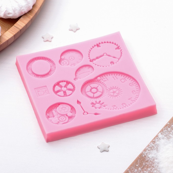 Молд 9х8,2х0,5 см "Механизм"