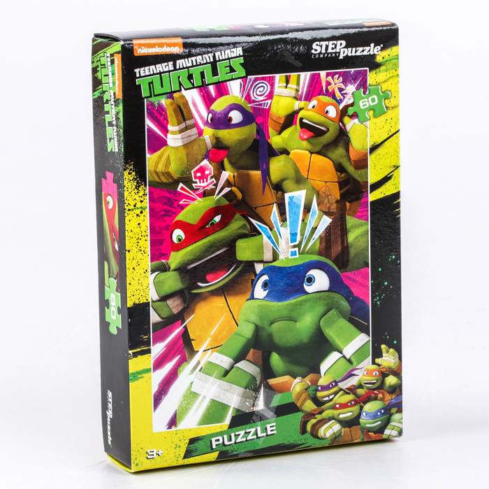 Пазл "Черепашки Ниндзя", 60 элементов