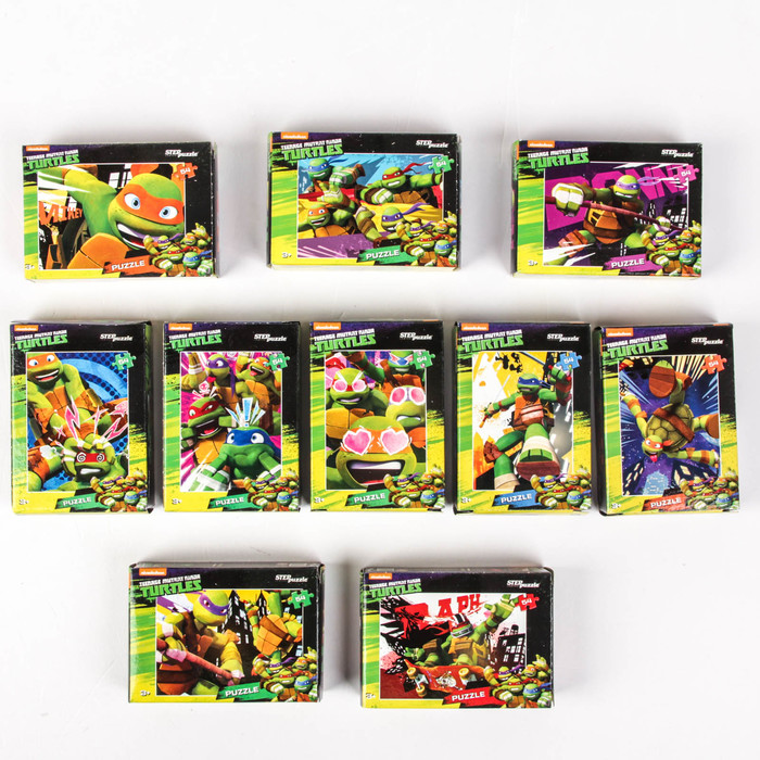 Пазл "Черепашки Ниндзя", 54 элемента