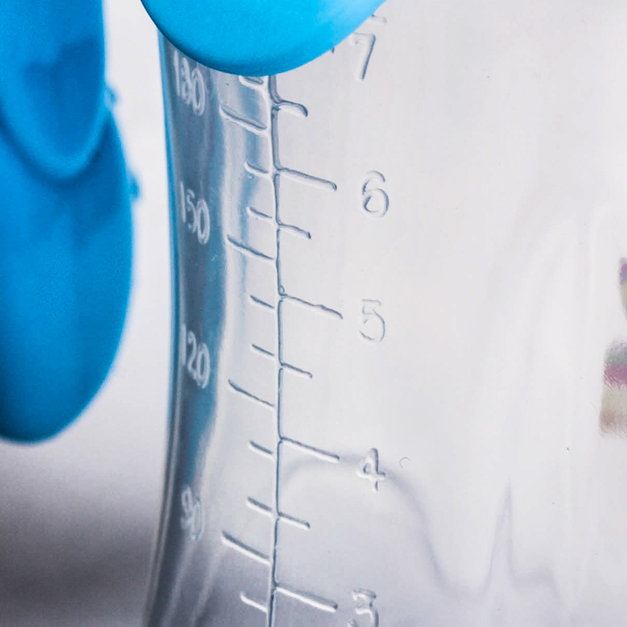 Бутылочка для кормления с ручками, 210 мл, от 0 мес., цвет голубой