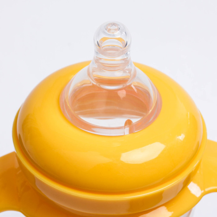 Бутылочка для кормления с ручками, 300 мл, от 0 мес.