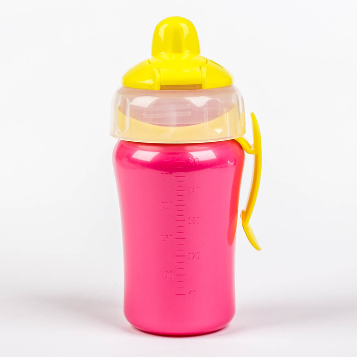 Поильник детский с мягким носиком, 270 мл, от 5 мес., цвет розовый