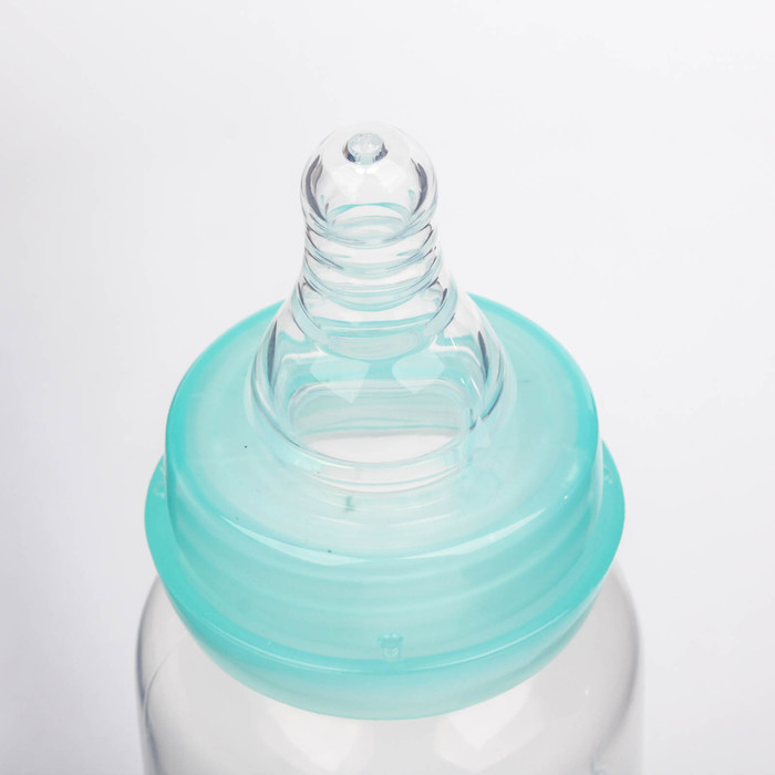 Бутылочка для кормления, 125 мл, от 0 мес., цвет голубой