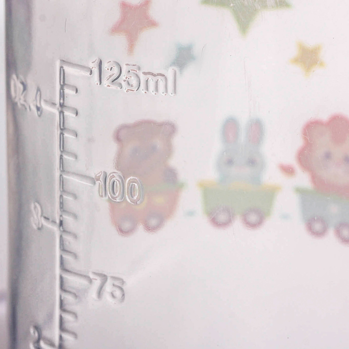 Бутылочка для кормления, 125 мл, от 0 мес., цвет оранжевый