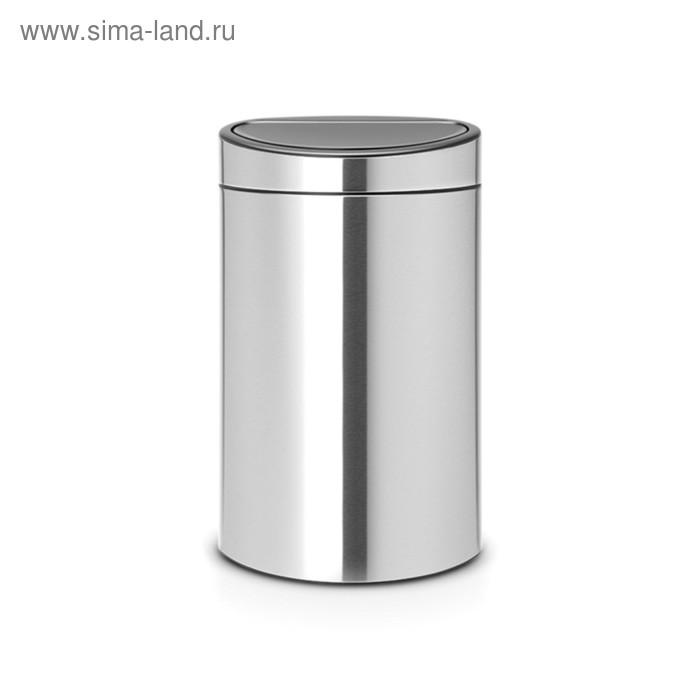 Мусорное ведро Brabantia Touch Bin New с защитой от отпечатков пальцев цвет стальной матовый 40 л 84990₽