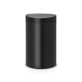 Мусорное ведро Brabantia Touch Bin New, цвет чёрный матовый, 40 л