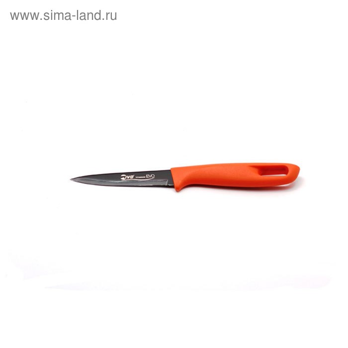 фото Нож кухонный ivo, оранжевый, 6 см