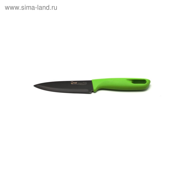 Нож кухонный IVO, цвет зелёный, 13 см нож универсальный кухонный ivo titanium evo 12 см