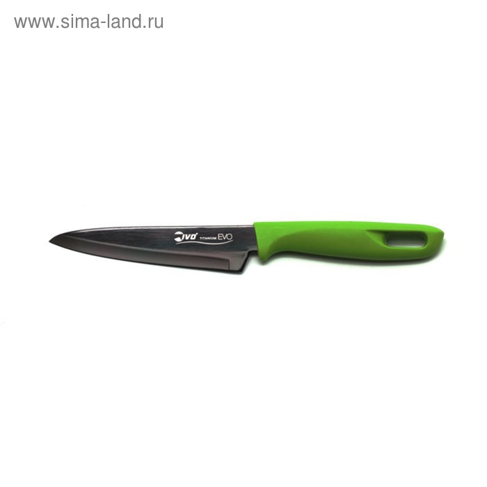 Нож кухонный IVO, цвет зелёный, 12 см