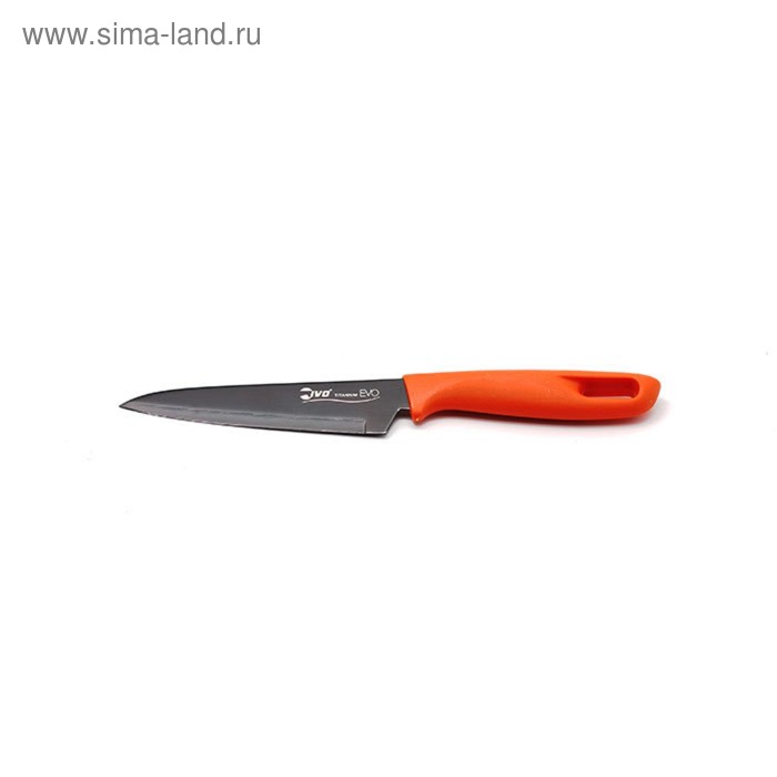 Нож кухонный IVO, оранжевый, 12 см нож универсальный кухонный ivo titanium evo 12 см