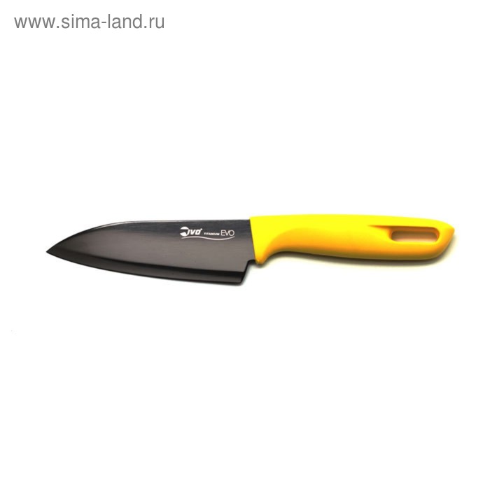 Нож сантоку IVO, цвет жёлтый, 12,5 см