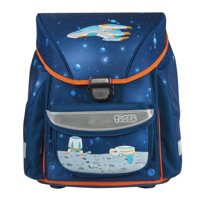 Ранец на замке TIGER FAMILY 38*35*24 см, 20л, "Космос" 1712A