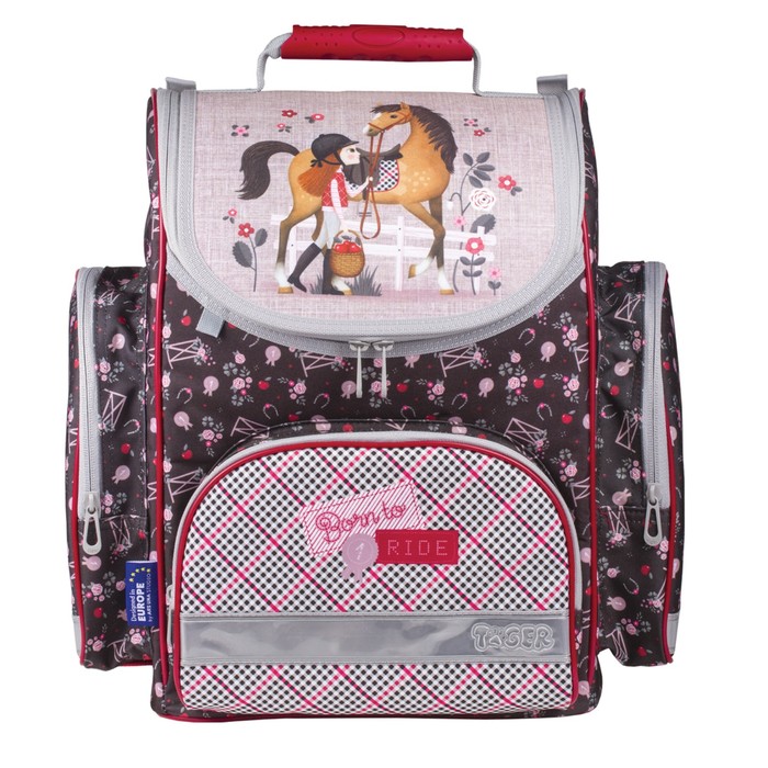 Ранец Стандарт TIGER FAMILY 38х34х21см, 18л, дев., "Моя лошадка" 1731H