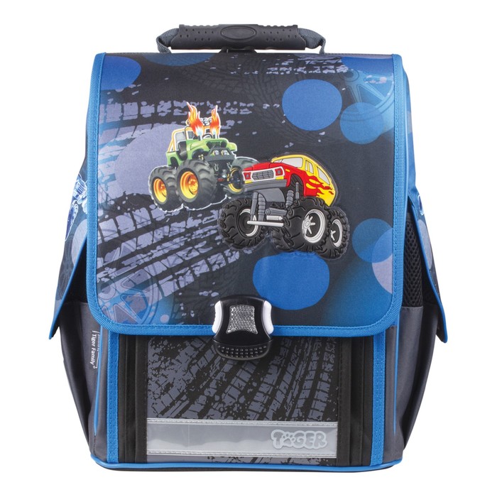 Ранец на замке TIGER FAMILY 36*32*19 см, 14л, мал., "Экстрим" 1734B