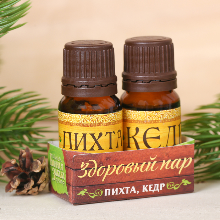 Набор 2 аромамасел "Здоровый пар", по 10 мл
