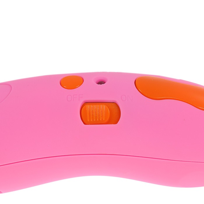 3D ручка SPIDER PEN BABY, KID (PCL), низкотемп, встр аккум, розовая (трафарет + пластик)