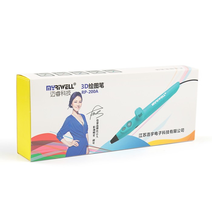 3D ручка Myriwell RP-200A-HD, PLA, коричневая